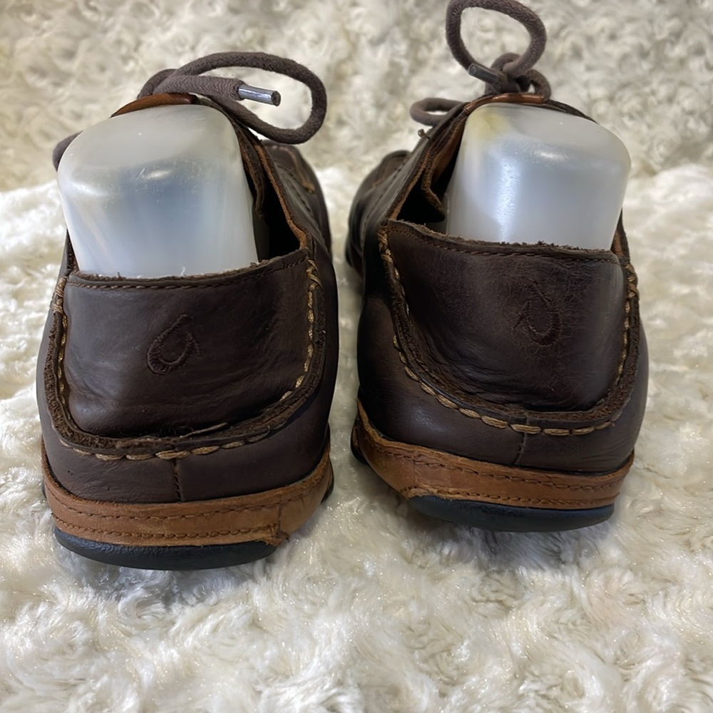 Olukai Ohana lace up Nubuck shoes for men - Picture 5 of 14